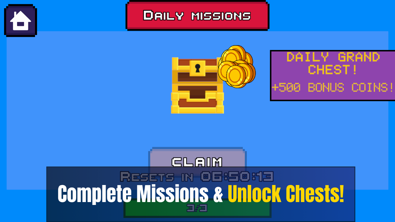 Daily missions and the grand chest reward